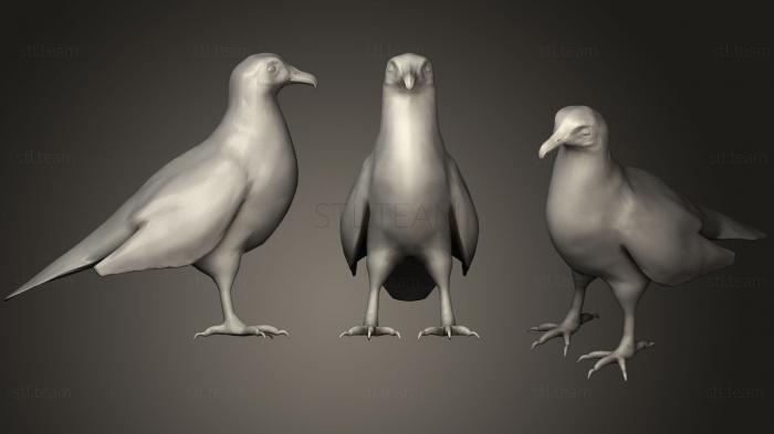 3D model Egiptean Vulture (STL)